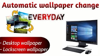 Automatic change wallpaper Everyday  laptop   Hindi [upl. by Ariana425]