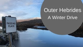 Stunning Winter Drive in the Outer Hebrides North Uist Harris amp Lewis CC [upl. by Nibram]