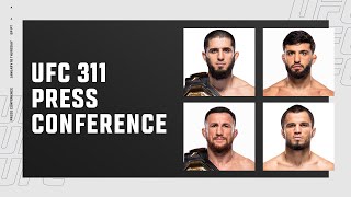 UFC 311 PreFight Press Conference [upl. by Ahsirtap376]