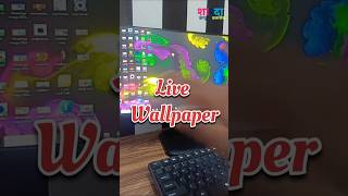 PC Me Live Wallpaper Kaise Lagaye wallpaper shorts [upl. by Ardnekan]