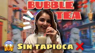 COMO HACER TÉ DE BURBUJASBUBBLE TEA BOBA MILK TEA 🧋 SIN TAPIOCA❌ ISIS G [upl. by Aeret]