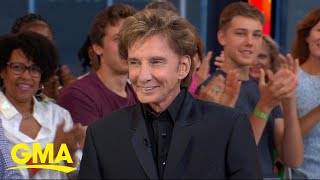 Catching up with Barry Manilow live on GMA [upl. by Eidnam]