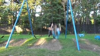 Doing Underdog with Girl on Swing [upl. by Lotty]