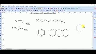 Chemsketch tutorial how to draw chemical structures Lecture 1 [upl. by Codding929]