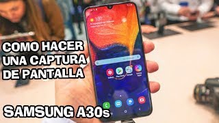 SAMSUNG A30s 👍Cómo Hacer una Captura Screenshot FÁCIL 📲 OrientadorMovil [upl. by Ayin345]