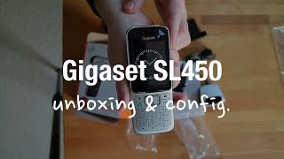 Gigaset SL450HX DECT IP Phone Review and Configuration [upl. by Anayaran172]