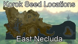 Breath of the Wild Korok Seed Guide  East Necluda  Faron Region [upl. by Hplodur]