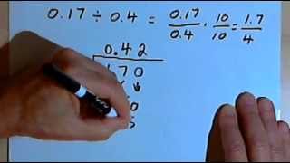 Dividing Decimals 12748 [upl. by Ailil]