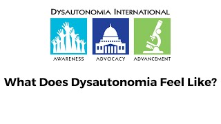 What Does Dysautonomia Feel Like [upl. by Bruis]