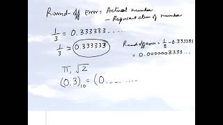 Chapter 0103 Lesson Roundoff Errors [upl. by Lonyer]