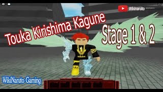 Touka Kirishima Kagune Showcase Stage 1 and Stage 2  Roblox Ro Ghoul [upl. by Barbi881]