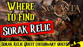 Solasta  Where to find Sorak Relic Secondary Quests [upl. by Dympha]