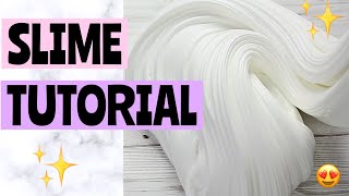 HOW TO MAKE SLIME Simple amp Easy Slime Recipe  2 Minute Easy Slime Tutorial Glue and Borax Slime [upl. by Kellie]