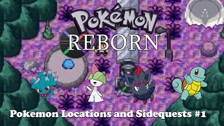 Pokemon Reborn Sidequest 1 Misdreavus Ralts Zorua and Squirtle [upl. by Torre]