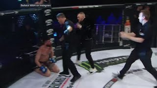 Conor McGregor storms cage and confronts referee  ESPN [upl. by Beryle542]