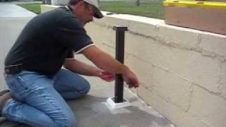 ASK SOUTHERN  Installing Post Mount on Slope Surface [upl. by Asseneg]