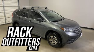 20122016 Honda CRV with Thule EVO Clamp WingBar EVO Roof Rack Crossbars [upl. by Tillinger768]