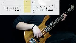 Stone Temple Pilots  Interstate Love Song Bass Cover Play Along Tabs In Video [upl. by Bluhm]