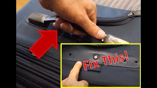 Easy DIY Luggage Handle Replacement [upl. by Amalea]