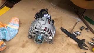 Citroen Berlingo Alternator replacement 2009 to 2017 Diesel HDI 16L [upl. by Ilhsa]