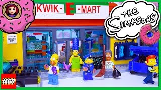 Lego The Simpsons KwikEMart Build Review Part 1 [upl. by Nnyliak]