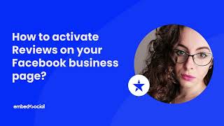 How To Turn On Facebook Reviews [upl. by Aramoj]