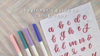 how to beginners guide to calligraphy [upl. by Aihsetel]