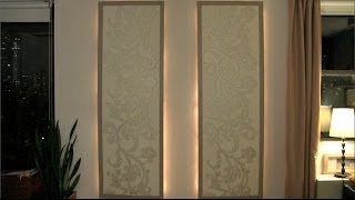 How to make lighted floating wall panels [upl. by Ardena]