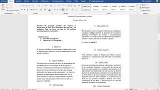 Como crear un articulo científico para proyectos o tareas WORD Nivel Ingeniería [upl. by Pernas]