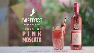 Punch au Pink Moscato  Barefoot Wine amp Bubbly Canada [upl. by Schreibe23]