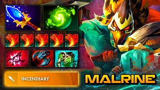 Malrine HUSKAR Mid  Patch 737e  Full Gameplay Dota Class [upl. by Eylrac]