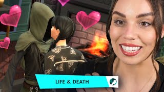 Romancing The Grim Reaper  The Sims 4 Life and Death Livestream part 4 [upl. by Astrea]