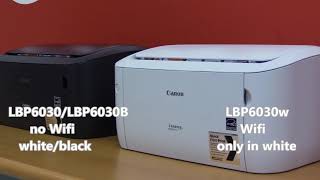 Canon imageClass LBP6018w LBP6030w Wifi Setup Network Tool Airprint from iPAD [upl. by Ahsuoj552]