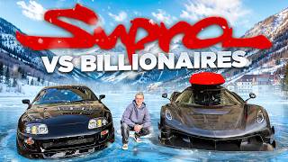 1000HP Supra terrorizing Billionaires Hypercarmeet in Switzerland [upl. by Furiya]