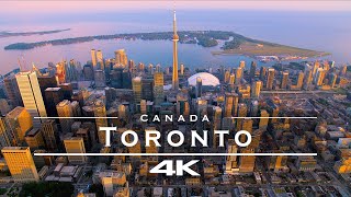 Toronto Canada 🇨🇦  by drone 4K [upl. by Kiri]