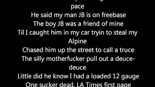 eazye  boyz n the hood lyrics [upl. by Blunk995]