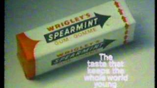 Wrigleys Spearmint Gum 1978 [upl. by Durwood]