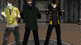 MMD Masky Hoodie Toby  Talk Dirty To Me [upl. by Whitver]