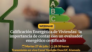 Webinar Calificación Energética de viviendas [upl. by Santos89]