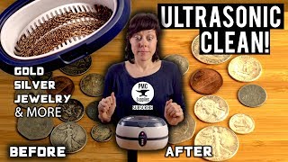 Ultrasonic Gold Silver Jewelry amp more Cleaner [upl. by Ithnan265]