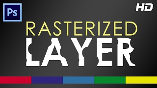 How to Rasterize a Layer in Photoshop  Video Tutorial [upl. by Pilloff59]