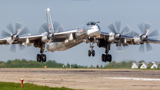 Russian Strategic Bomber  Tupolev TU 95 [upl. by Brigette]