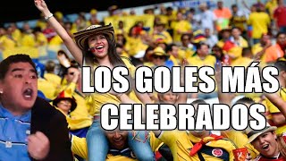 Top 5 de los Goles mas celebrados de la Historia de la Selección Colombia [upl. by Azila398]