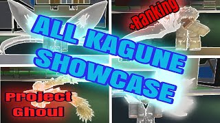 PROJECT GHOUL  All Kagune Showcase  Ranking Every Kagune [upl. by Jaine]