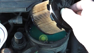 Citroen Berlingo Fuel Filter Change [upl. by Goldfinch]