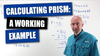 How To Calculate Prism A Working Example Using Prentices Rule [upl. by Felecia769]