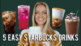 5 Iced Starbucks Drinks You Can Make at HOME [upl. by Yenruoj]