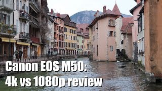 Canon EOS M50 4k vs 1080p review [upl. by Bass]