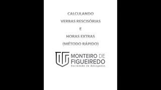 Rescisão Indireta Aprenda como calcular verbas rescisórias e horas horas método rápido [upl. by Downey]