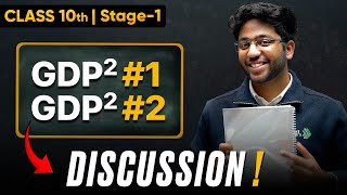 Class 10th GDP²  1 amp 2 Discussion 🔥  Shobhit Nirwan [upl. by Acnaib]